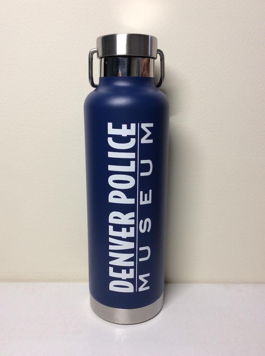 Stainless Steel Thermal Bottle 25 oz - Denver Police Museum